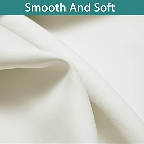 Yakamok Cream 100% Blackout Patio Door Curtain Panels W100 x L108, 1 Panel - Image 7