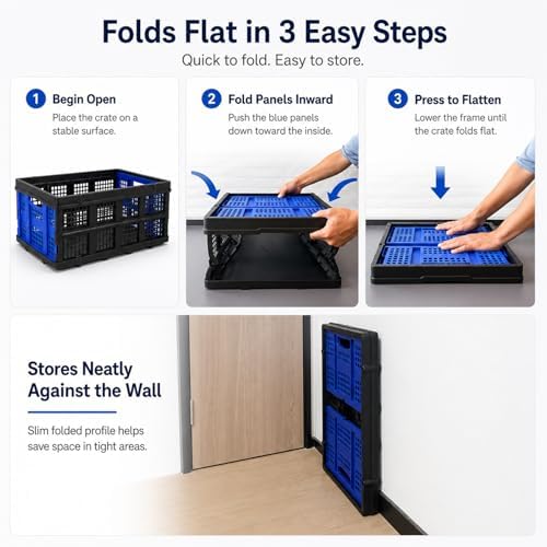 49L Collapsible Storage Crate, 1 Pack - Image 6