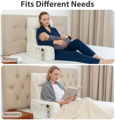 ENITYA 22" XL Back Pillow for Bed Sitting Up - Image 6