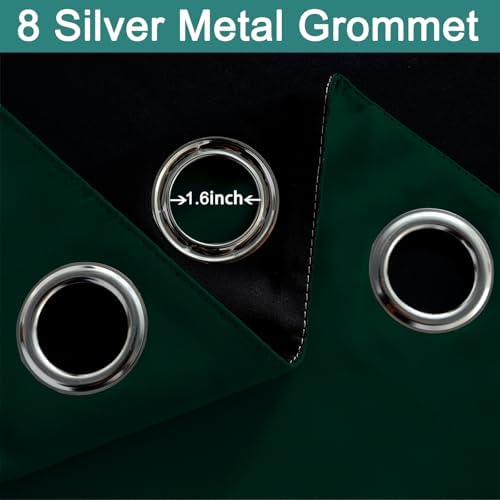 Yakamok Pine Tree Green 100% Blackout Curtains 63 Inches Long 52" Wide - Image 7