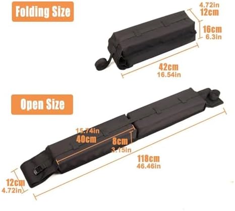 Anti-Vibration Roof Rack Pads Universal Crossbar Protection Pads Soft Top - Image 7