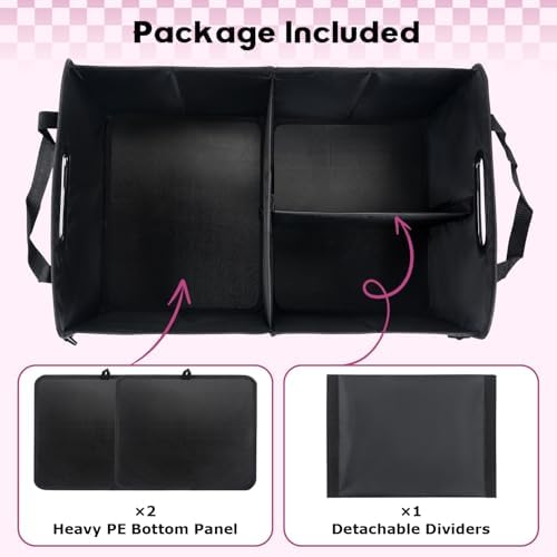 Car Trunk Organizer, 72L Large Capacity Waterproof Auto Storage Organizer - Image 5