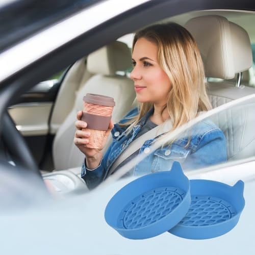 Zpana Bling Car Cup Holder Coaster, Shockproof Auto Interior Decorative Coasters - Image 6