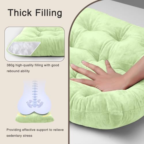 OVOV 4 Pack Chair Cushions for Dining Chairs 15.5"x15.5" Sage Green - Image 6