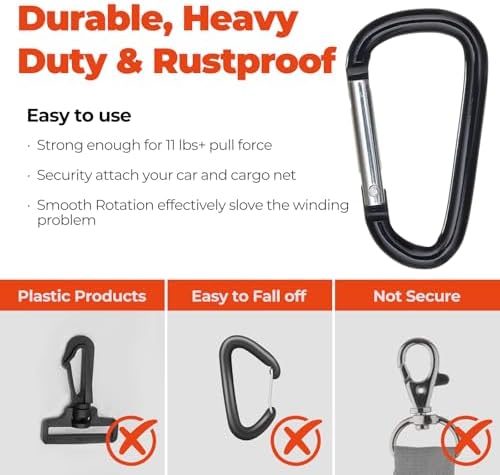 3-Layer Cargo Net for Ford F150/F-250/F-350/F-450 2015-2026, Zoned Storage - Image 7