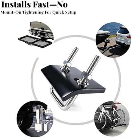 Trailer Hitch Stabilizer Anti Rattle Clamp Heavy Duty Towing Tightener - Image 7