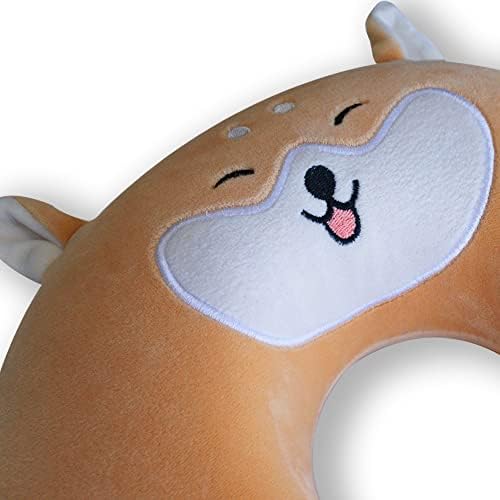 Cute Travel Pillow with Sleep Eye Mask Cartoon Headrest & Neck Pillow - Image 6