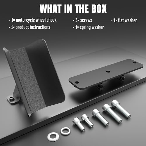E-Track Motorcycle Wheel Chock Fits Floor or Wall E-Track 2pcs - Image 7