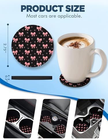 WOCOCN Car Coasters for Cup Holders - Image 6