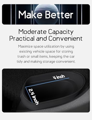 BMZX Car Trash Can Trash Bin, Accessories - Image 6