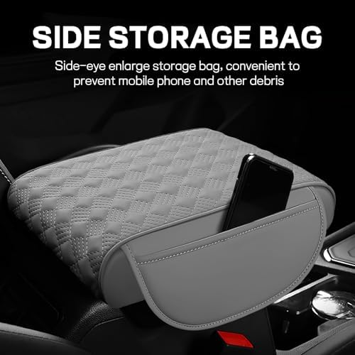 Car Armrest Cushion, 12.2"x8.3" Memory Foam Console Pad - Image 6