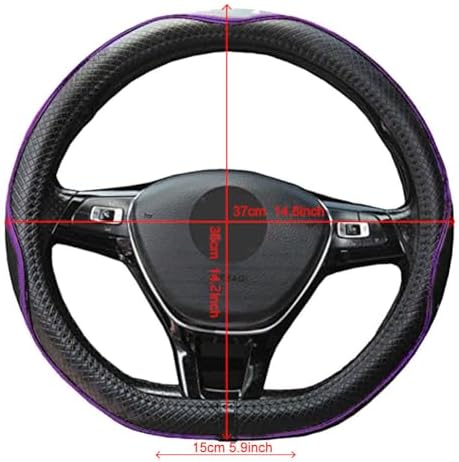 Mayco Bell Flat Bottom Steering Wheel Cover Anti-Slip, Breathable, Full Surround - Image 6
