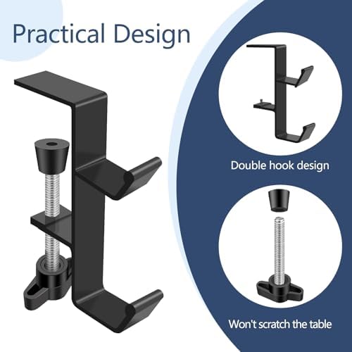 Desktop Hook Adjustable Simple Holiday Decoration Hook Under-Table Handbag - Image 6