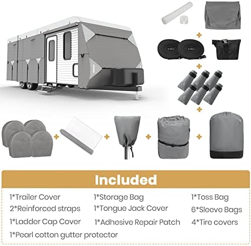 22'-24' Travel Trailer RV Cover Windproof Extra Thick & Anti-UV - Image 7