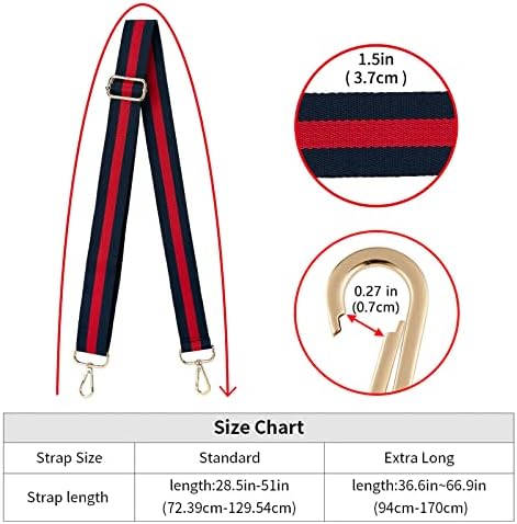 ZOOEASS Wide Shoulder Strap Adjustable Replacement Belt Crossbody Canvas Bag - Image 6