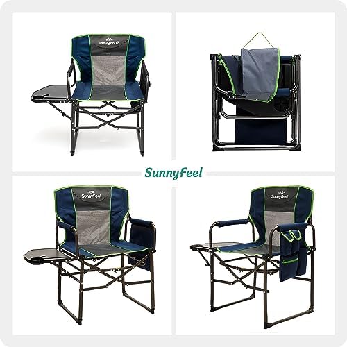 SUNNYFEEL Oversized Camping Chair Portable Directors Chairs - Image 6