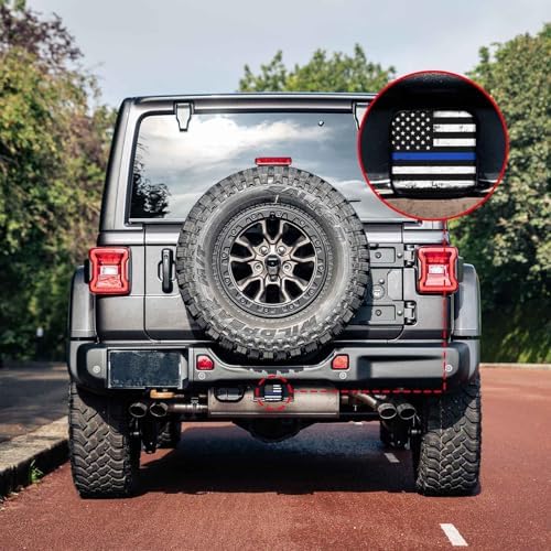Vintage USA Flag Tow Hitch Covers Heavy Duty Rubber Trailer Hitch Cover 2" - Image 6