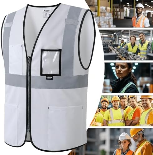 JKSafety Safety Vest for men women Hi Vis Vest - Image 6