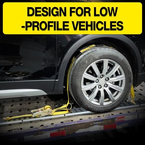 E Track Tire Straps for Trailers 4-Pack Heavy Duty 2" x 10' - Image 2