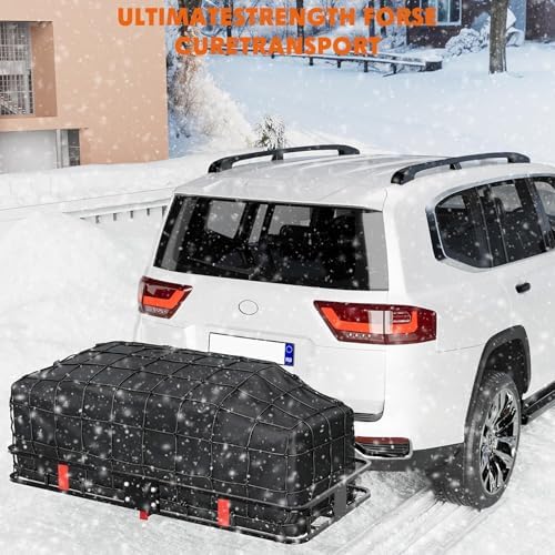 Heavy Duty Folding Hitch Cargo Carrier 70x30x6'' – 600 lbs Capacity Steel - Image 7