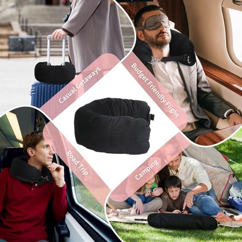 Stuffable Neck Pillow for Travel, Packable Neck Pillow - Image 7