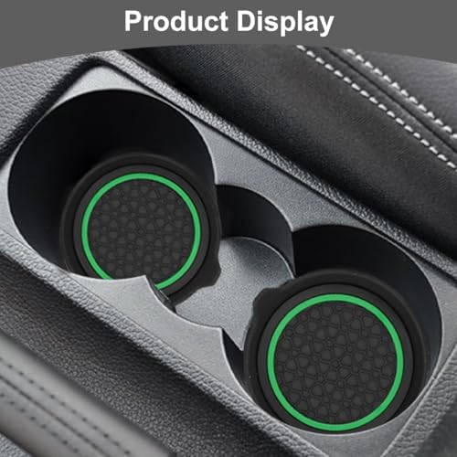 HZEL 4PCS 2.75 Inch PVC Car Cup Holder Coasters - Image 6