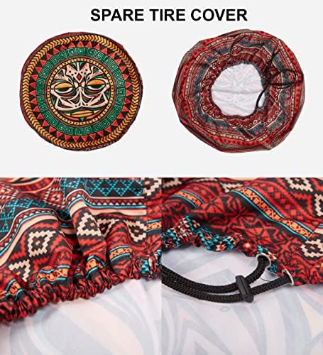 ThuhaTree Store Zombie Skull Horror Halloween Spare Tire Cover - Image 7