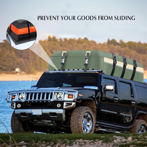 47 x 40 Inch Car Roof Rack Pad Rooftop Cargo Bag Protective Mat Black - Image 6