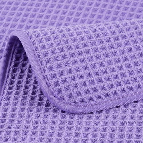 POLYTE 430 GSM Poly Blend Microfiber Quick Dry Waffle Hand Towel, 16x30 in - Image 5