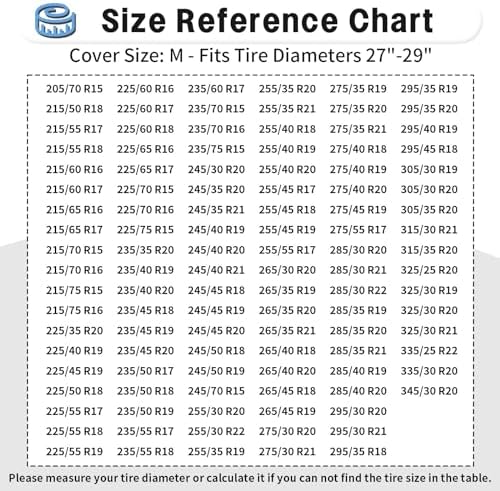 OutdoorLines Waterproof Tire Covers Set of 4 - Image 7