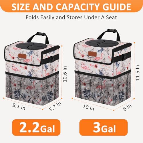 Vankor Car Trash Can with Lid Leak Proof Car Accessories - Image 7