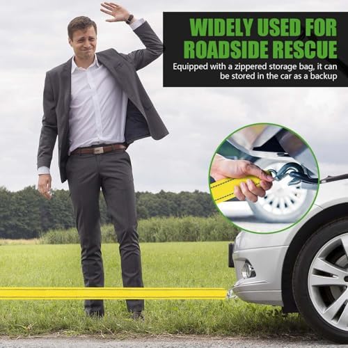 2 Pack Tow Straps Rope Heavy Duty - Image 7