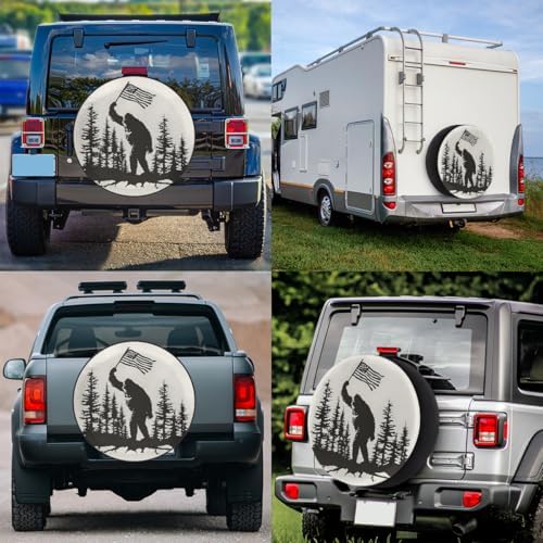 Bigfoot Spare Tire Cover 16in Spare Wheel Covers Tire Storage Cover - Image 6