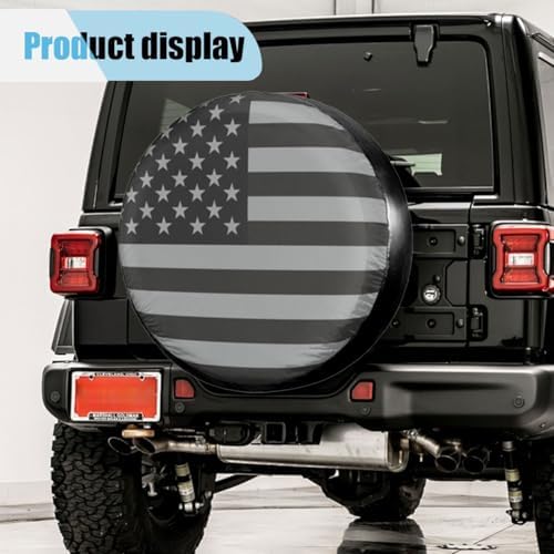 Spare Tire Cover for RV Trailer, 14 Inch Dustproof Leather Wheel Cover for Tire - Image 6