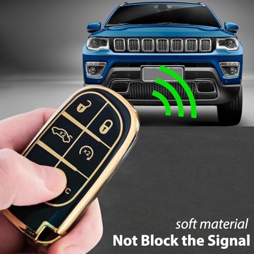 OLLEN TPU Key Fob Cover with Bling Ring, Fit - Image 6