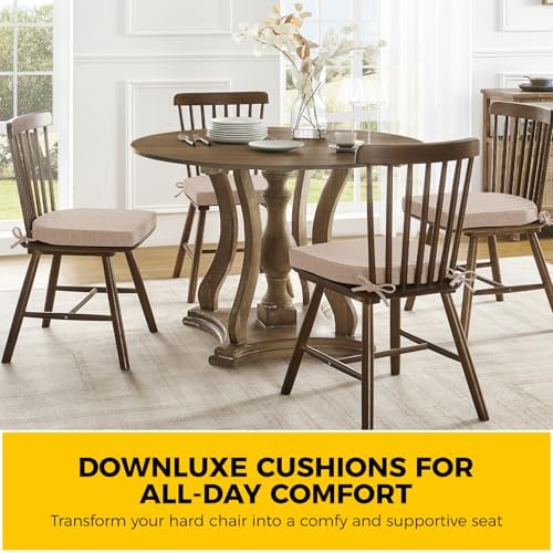 downluxe Indoor Chair Cushions for Dining Chairs, Kitchen Chair Pads - Image 7
