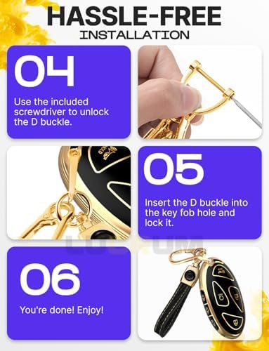 Lucrum Compatible with Hyundai Key Fob Cover & Keychain - Image 7