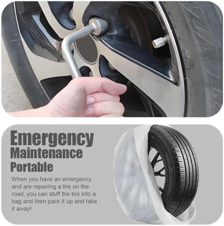 8PCS Extra-Large Tire Covers, Tire Storage Bags, Waterproof Dustproof Wheel - Image 7
