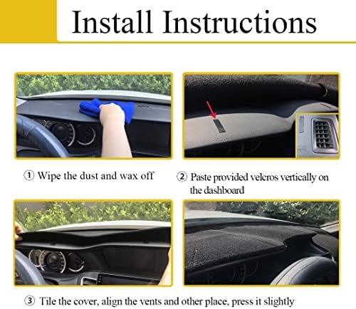 Dash Cover Mat Fit for Toyota Corolla F222 - Image 4