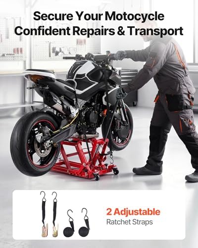 VEVOR Hydraulic Motorcycle Lift Jack, 1500 lbs Capacity, ATV Lift Jack Portable - Image 7