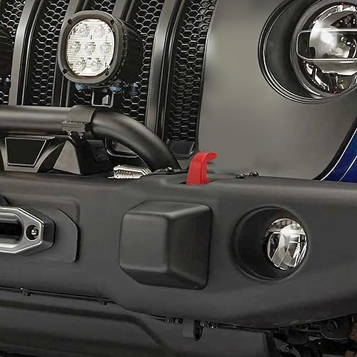 JWWY Tow Hook Protector Cover for Jeep Wrangler JK JL & Gladiator JT 4xe - Image 7