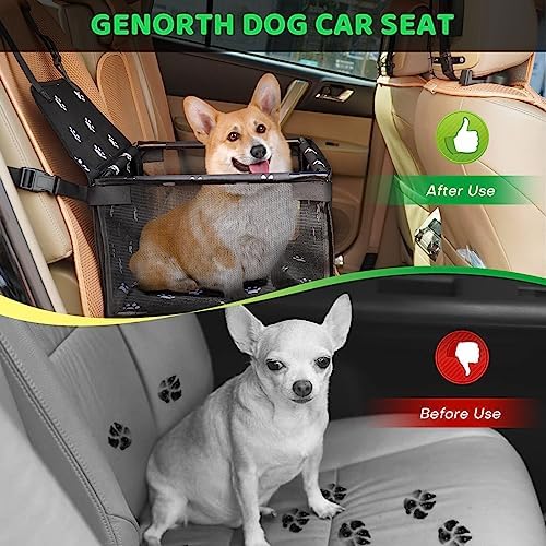 GENORTH Small Dog Car Seats for Small Dogs, Portable Puppy/Pet Car Booster Seat - Image 7