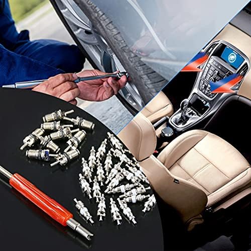 Glarks 36Pcs Car Air Conditioner Valve Core Schrader Valve Cores Accessories - Image 7