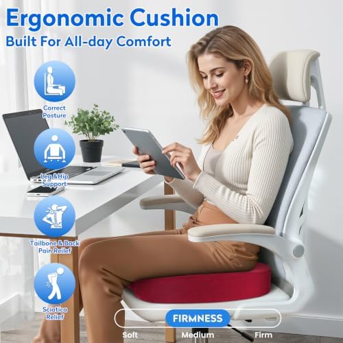 CushZone XXL Memory Foam Seat Cushion - Image 6