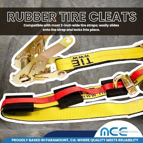 1PK Rubber Tire Cleats Tie Down Blocks - Image 7