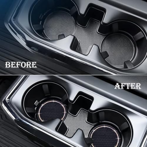4PCS Bling Cup Holder Coaster, 2.75 Inch Auto Car Cup Holder Insert Coasters - Image 7