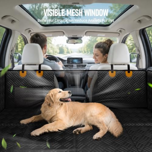 Dog Car Seat Cover for Back Seat, Hard Bottom Back Seat Extender for Dog - Image 7