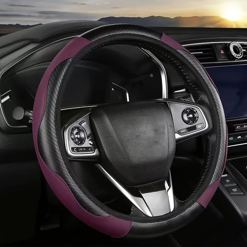 Purple Steering Wheel Cover by Follicomfy