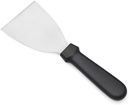 New Star Foodservice Stainless Steel Slant Edge Grill Scraper - Image 3