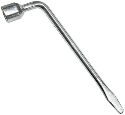 YoRise Car Spare Tire Lug Wrench, 19mm Heavy Duty Steel Auto Socket Repair Tool by Unknown